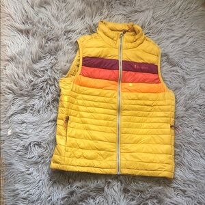 Cotopaxi Warm Yellow Puffer Jacket